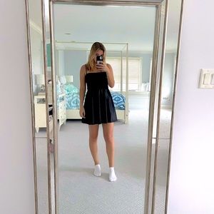 Lulus Satin Black Dress